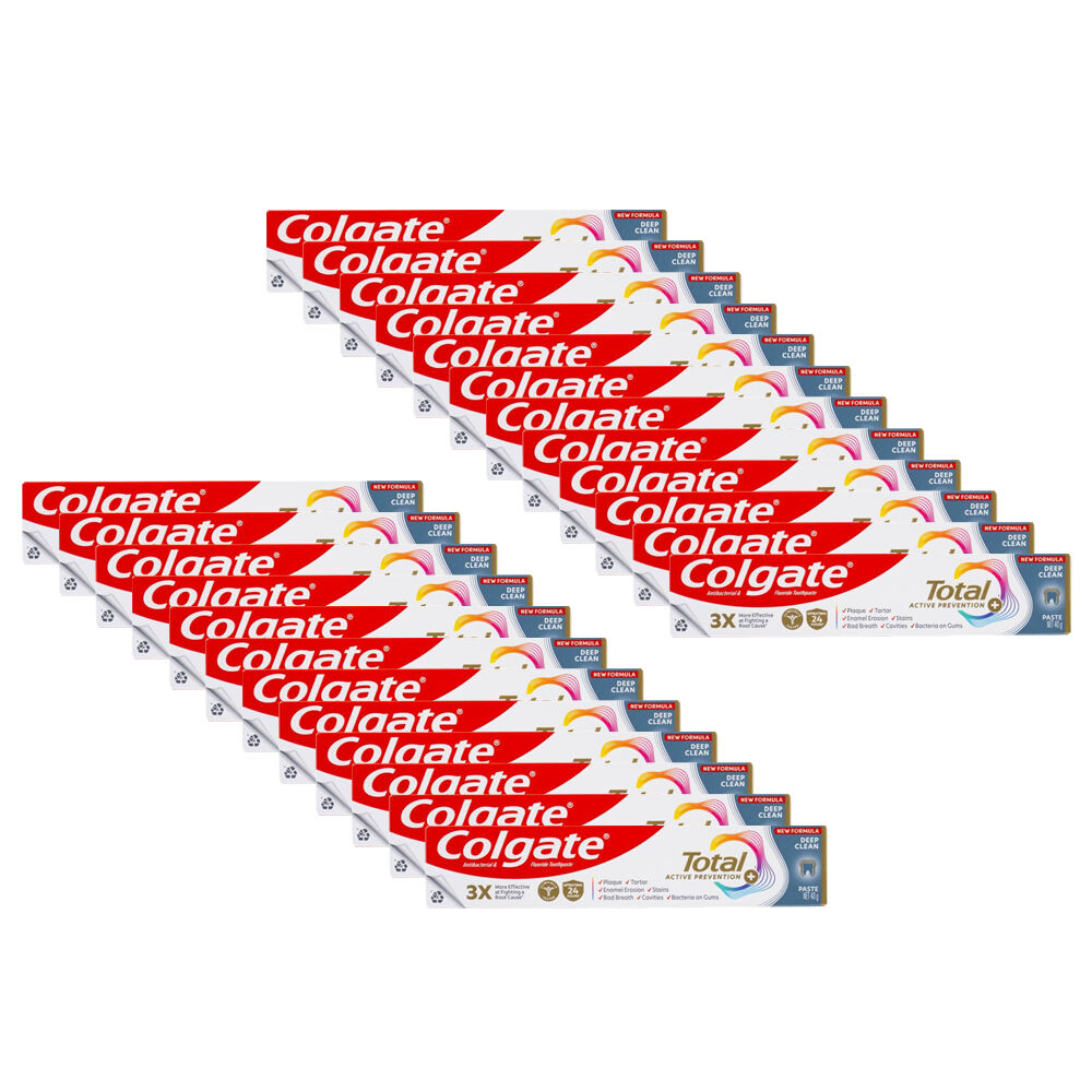 Colgate Total Active Prevention Fluoride Toothpaste 40g Dental Care (24 Pack)