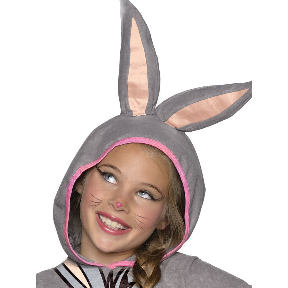 Rubies Bugs Bunny Looney Tunes Girls Hooded Fancy Dress Up Party Costume Size S — image 2