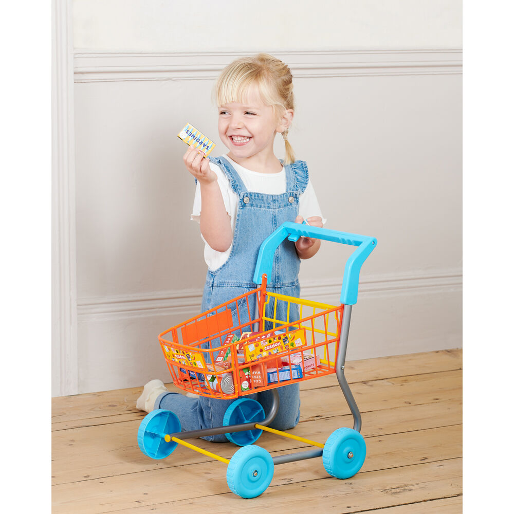Casdon Kids Children 3y+ Pretend Play Supermarket Cart Toy Shopping Trolley — image 8