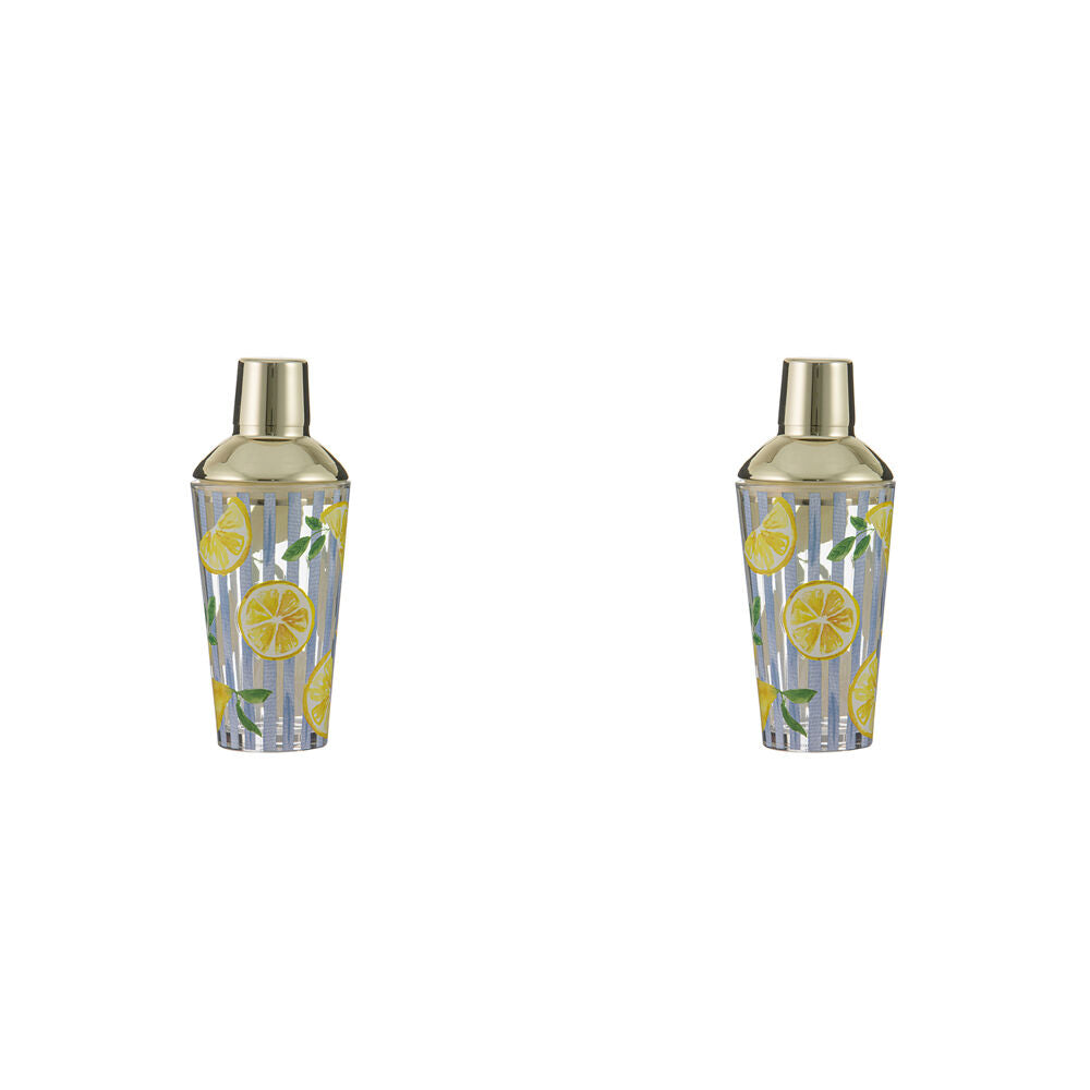 Ladelle Capri Cocktail Shaker Drink/Beverage Mixer Home/Barware Tool (2 Pack)