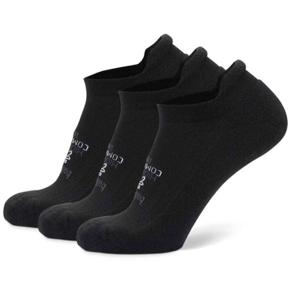 Balega Hidden No Show Comfort Peformance Moisture Wicking Socks Black (3 Pieces)