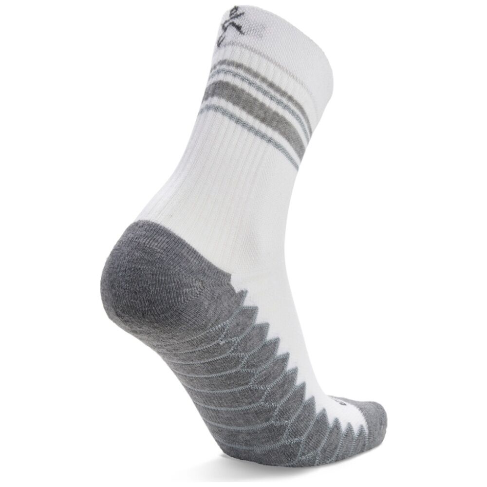 Balega Silver Antimicrobial Mini-Crew Peformance Athletic Socks White — image 4