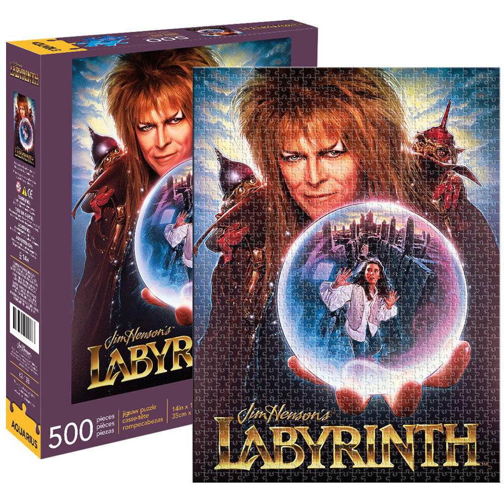 Aquarius Jim Henson's Labyrinth 500pc Jigsaw Puzzle Kids/Teen/Adult 14y+ Toys (2 Pack) — image 2