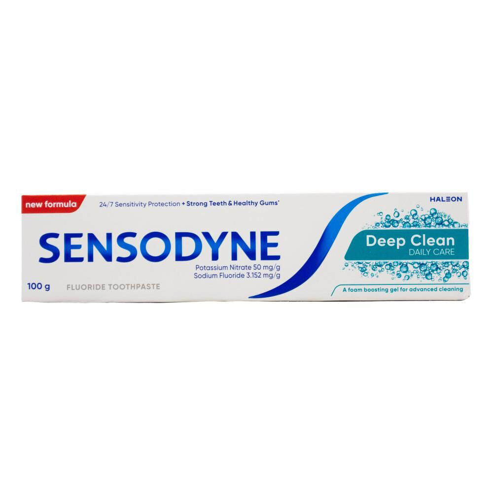 Sensodyne Deep Clean Daily Care Fluoride Toothpaste 100g Sensitive Teeth (6 Pack) — image 2