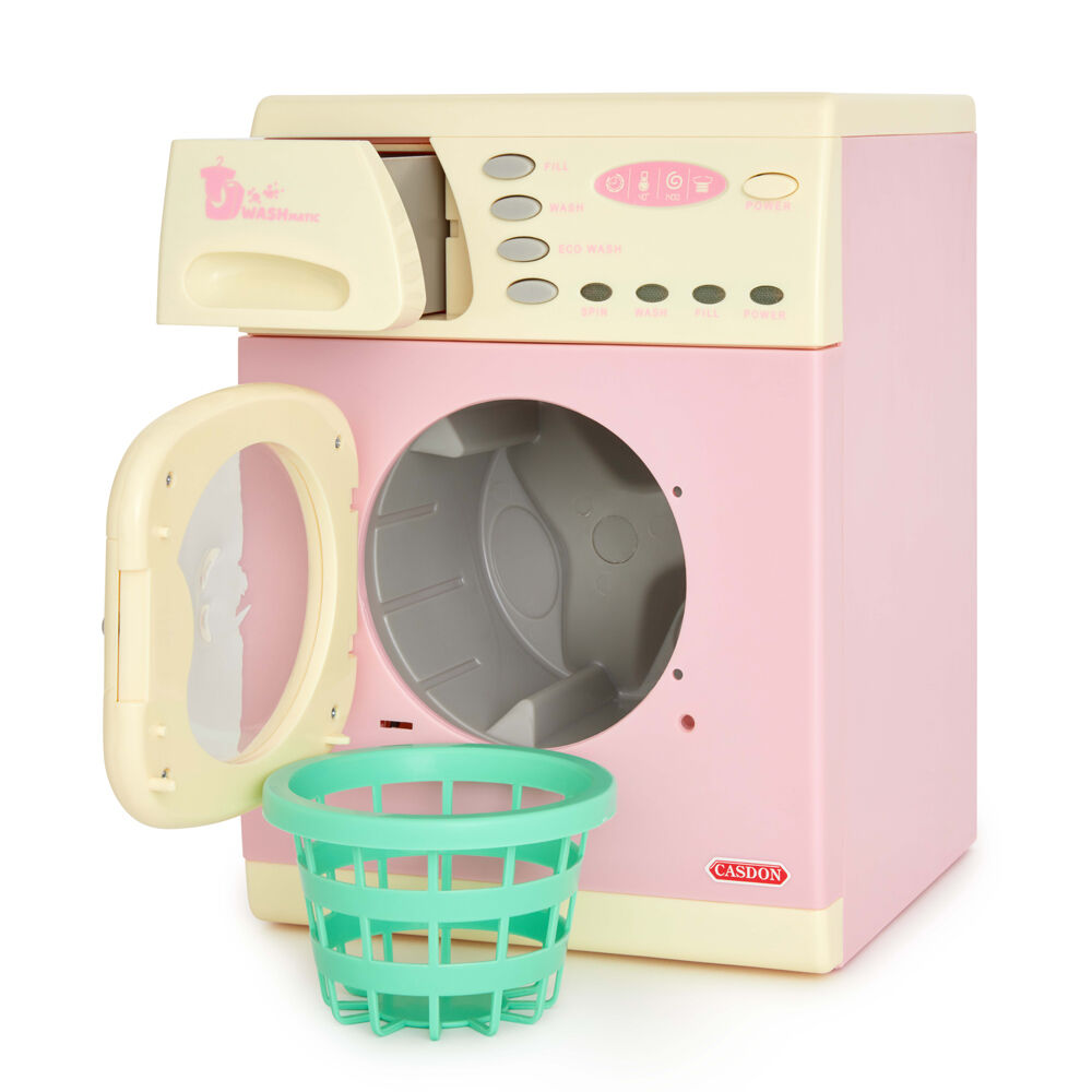 Casdon Kids 3y+ Pink Toy Pretend Play Washing Machine Electronic Washer