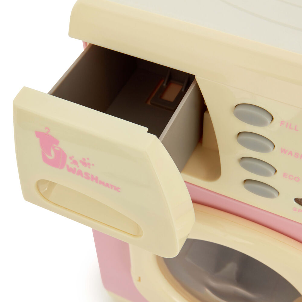 Casdon Kids 3y+ Pink Toy Pretend Play Washing Machine Electronic Washer — image 2