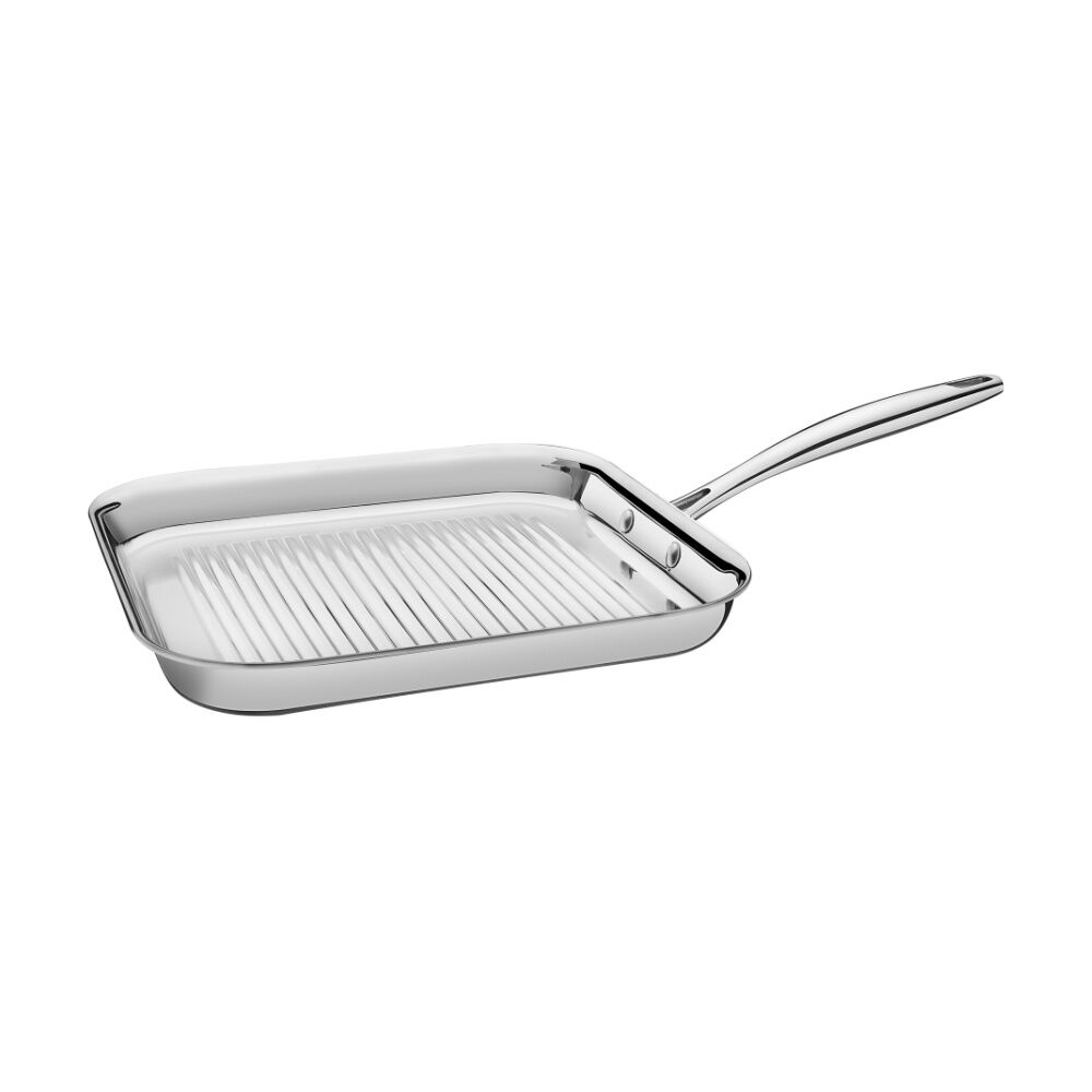 Tramontina 28cm Griddle Pan Tri-Ply Stainless Steel Induction Compatible — image 2