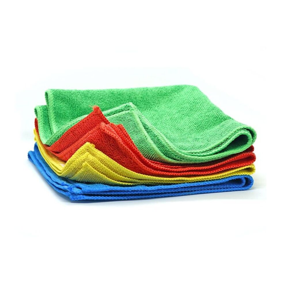 Pullman Microfibre Cleaning Cloths Colour-Coded 40 x 40cm (50 Pieces) — image 2