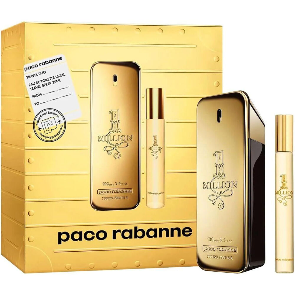 625284-2pc-paco-rabanne-one-million-100ml-edt-20ml-edt-travel-spray-set