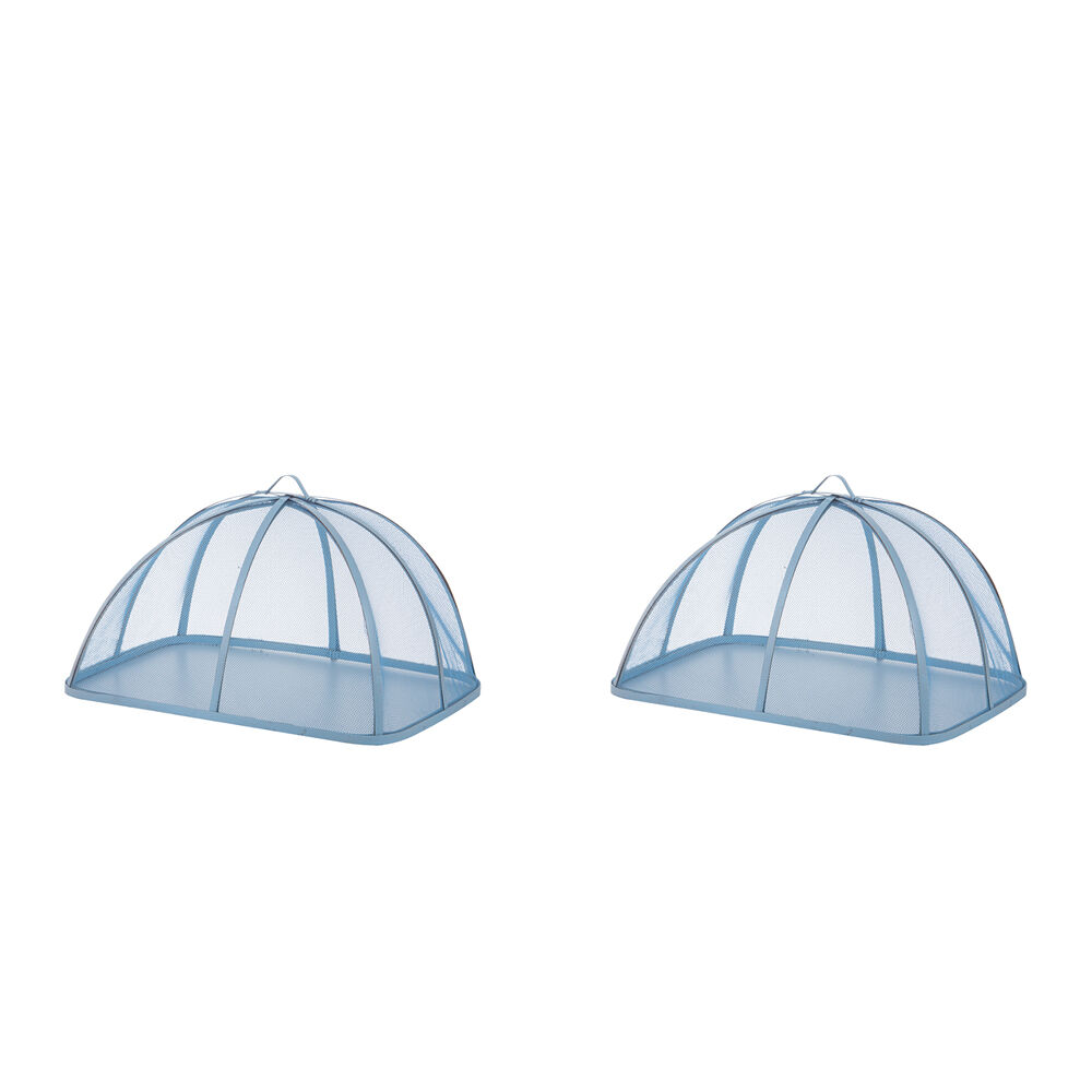 Ladelle Capri Rectangle Mesh Food Cover/Protector Reusable Assorted (2 Pack)