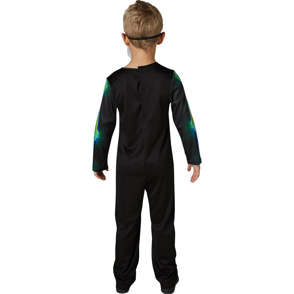 Rubies Neon Skeleton Glow In The Dark Boys/Kids Dress Up Party Costume Size M — image 3