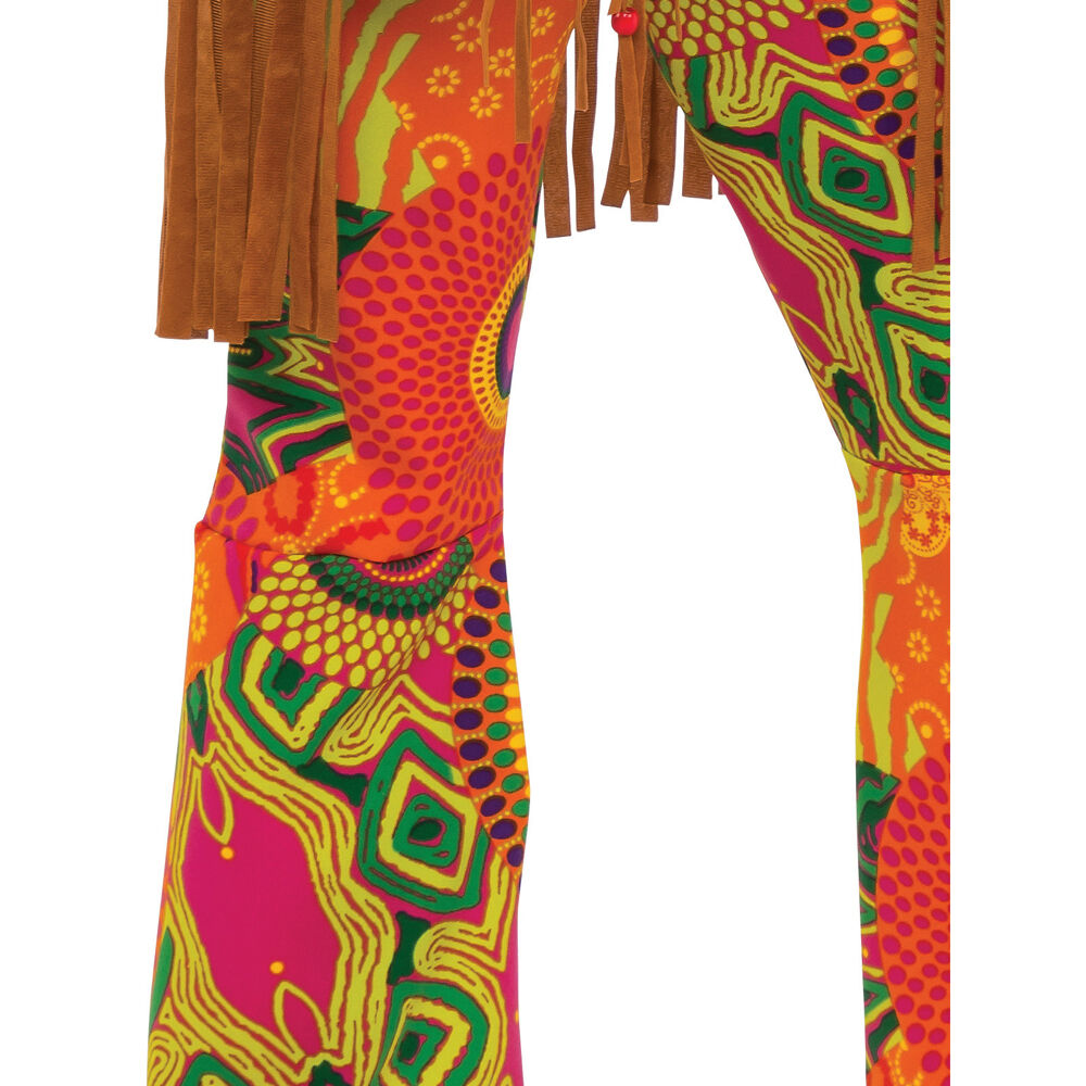 Rubies Flower Child Girls/Kids Dress Up Party Hippie Costume Top/Pants Size S — image 5