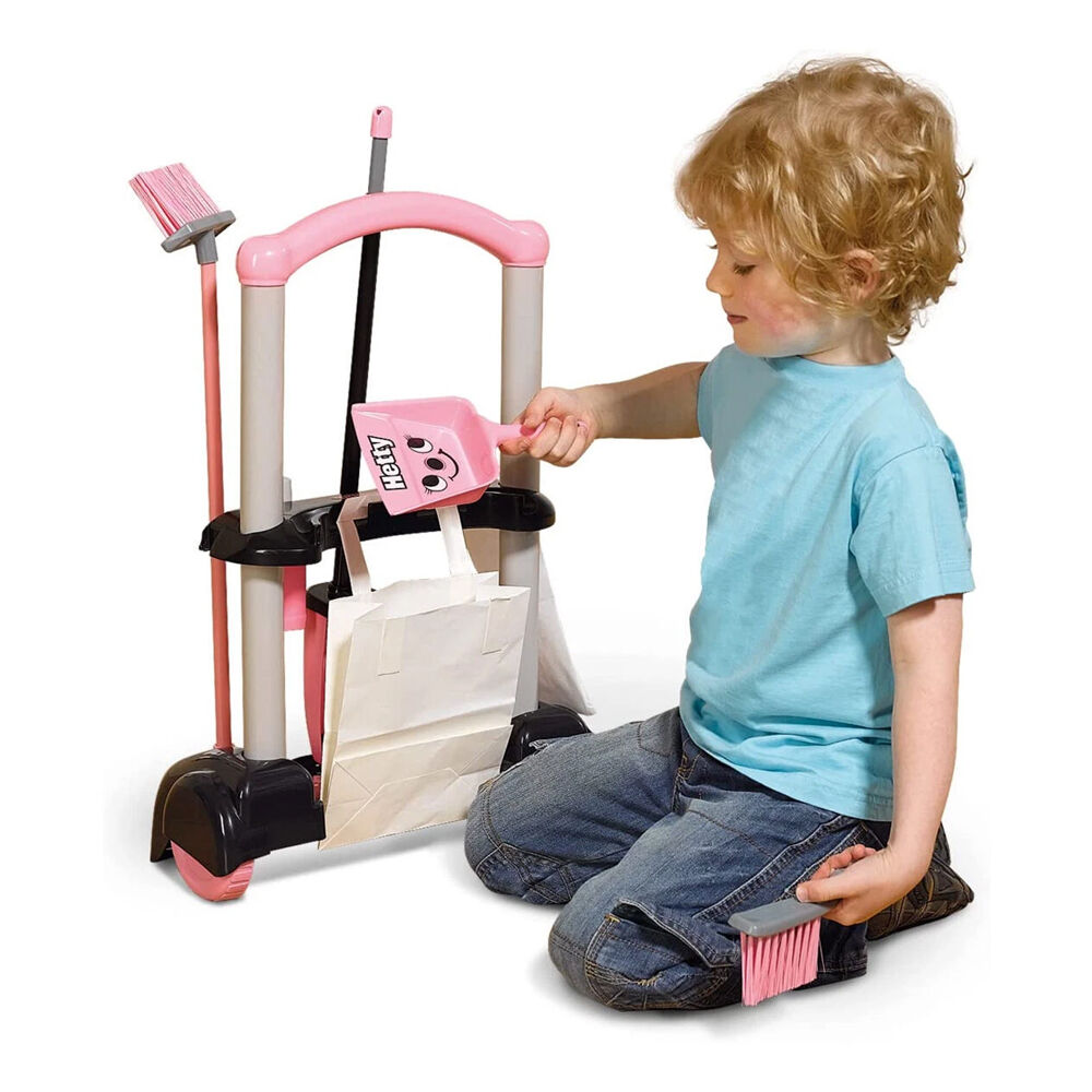 Casdon Kids 3y+ Pink Role-play Cleaning Vacuum Toy Playset Hetty Trolley — image 4