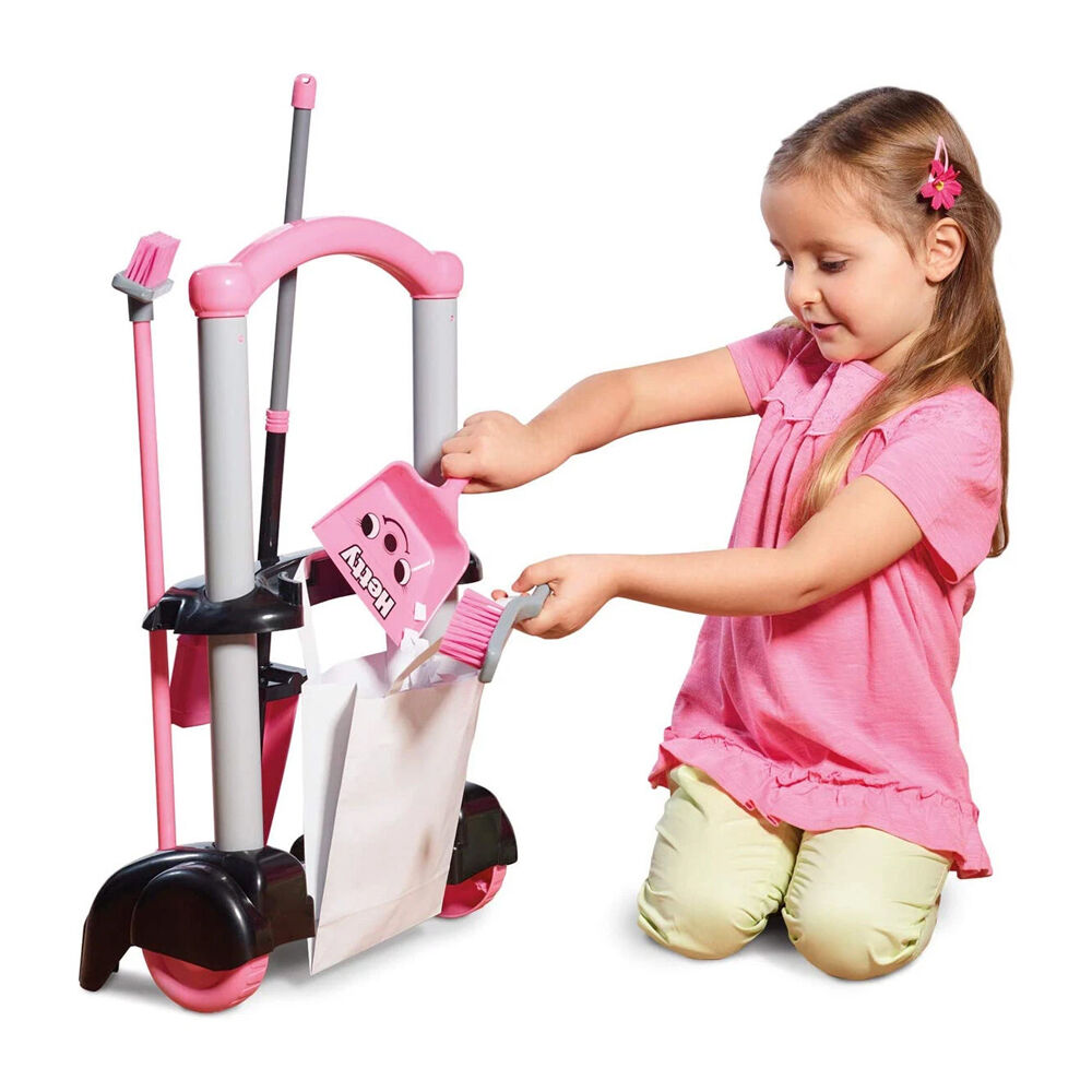 Casdon Kids 3y+ Pink Role-play Cleaning Vacuum Toy Playset Hetty Trolley — image 6