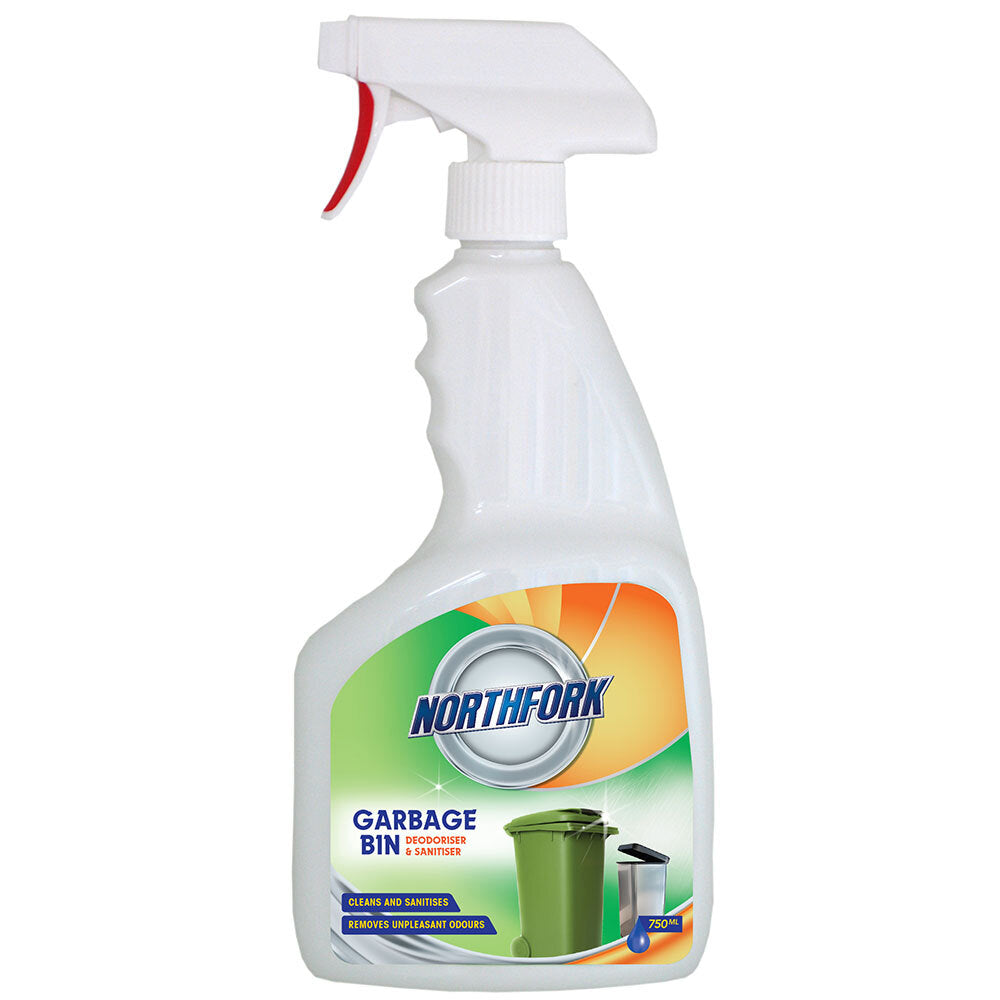 Northfork 750ml Deodoriser/Sanitiser Disinfectant f/ Garbage Bins Floral (3 Pack) — image 2