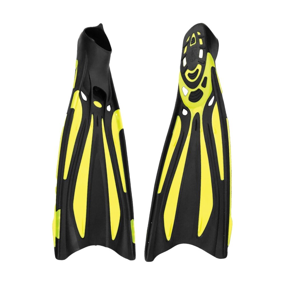 Land & Sea Sports Australia Land Sea Sports Velocity Swimming Fins Yellow Black Euro