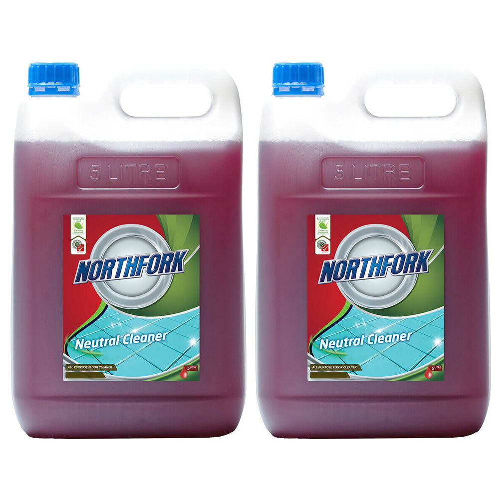Northfork 5L GECA All Purpose Neutral Floor Cleaner for Wooden/Tiled Floor (2 Pack)