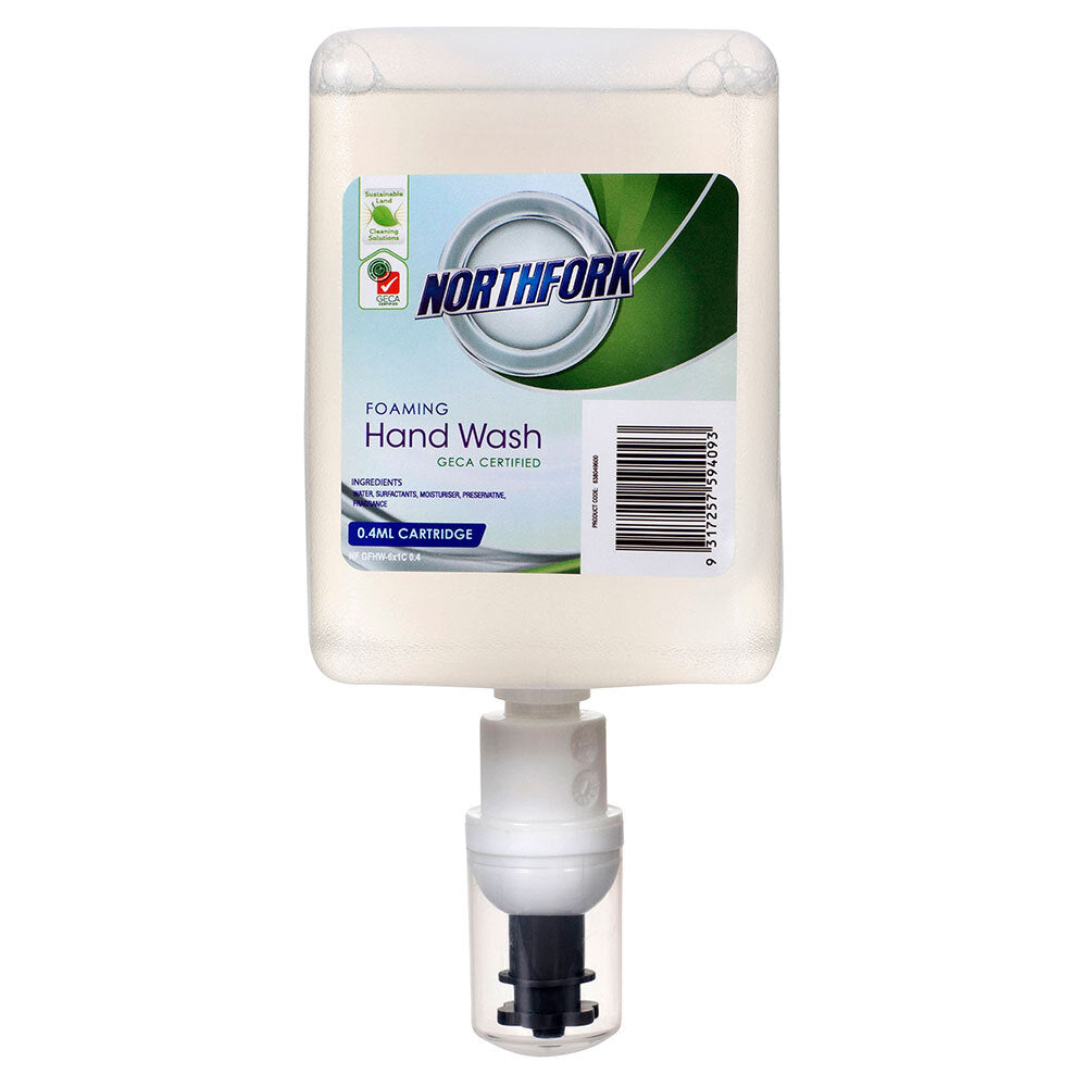 Northfork Geca 1L Foaming Hand Wash Skin Care Foam Refill for Soap Dispenser (6 Pack) — image 2