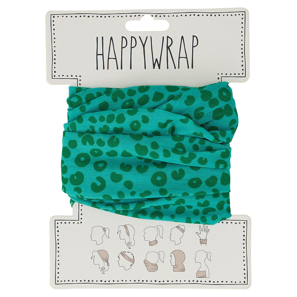 Annabel Trends Happywrap Headband Accessory One Size Cheetah Spot Green (2 Pack) — image 2