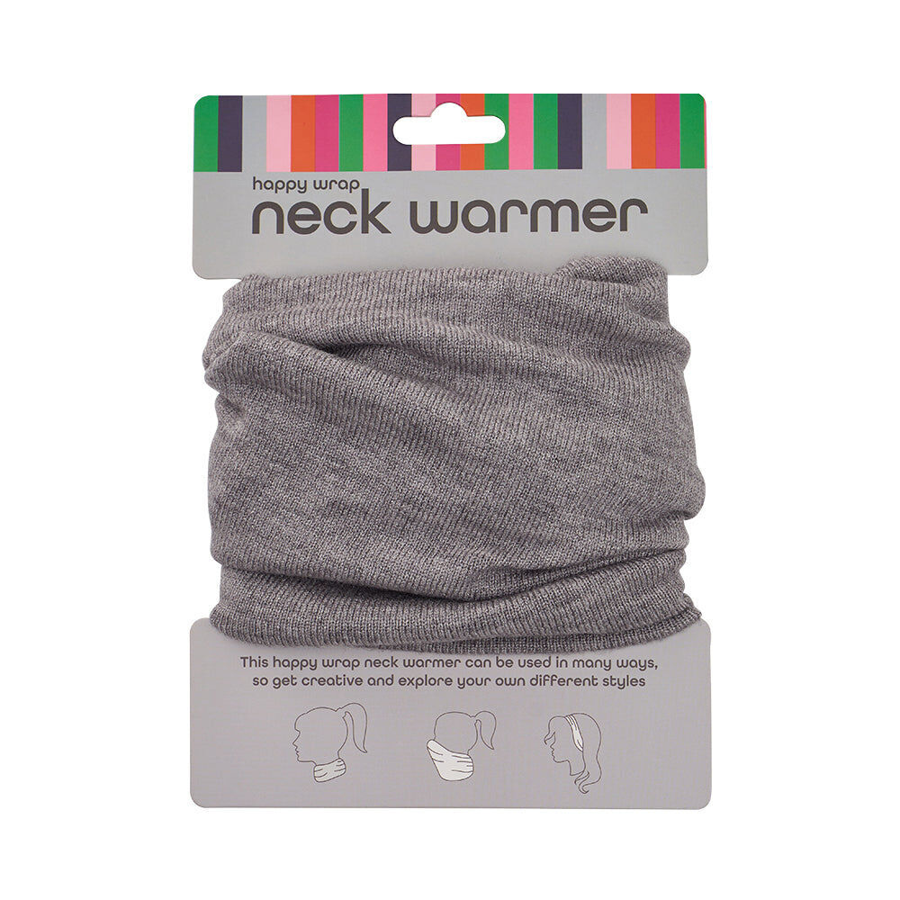 Annabel Trends One Happywrap Neck Warmer Travel Accessory — Grey