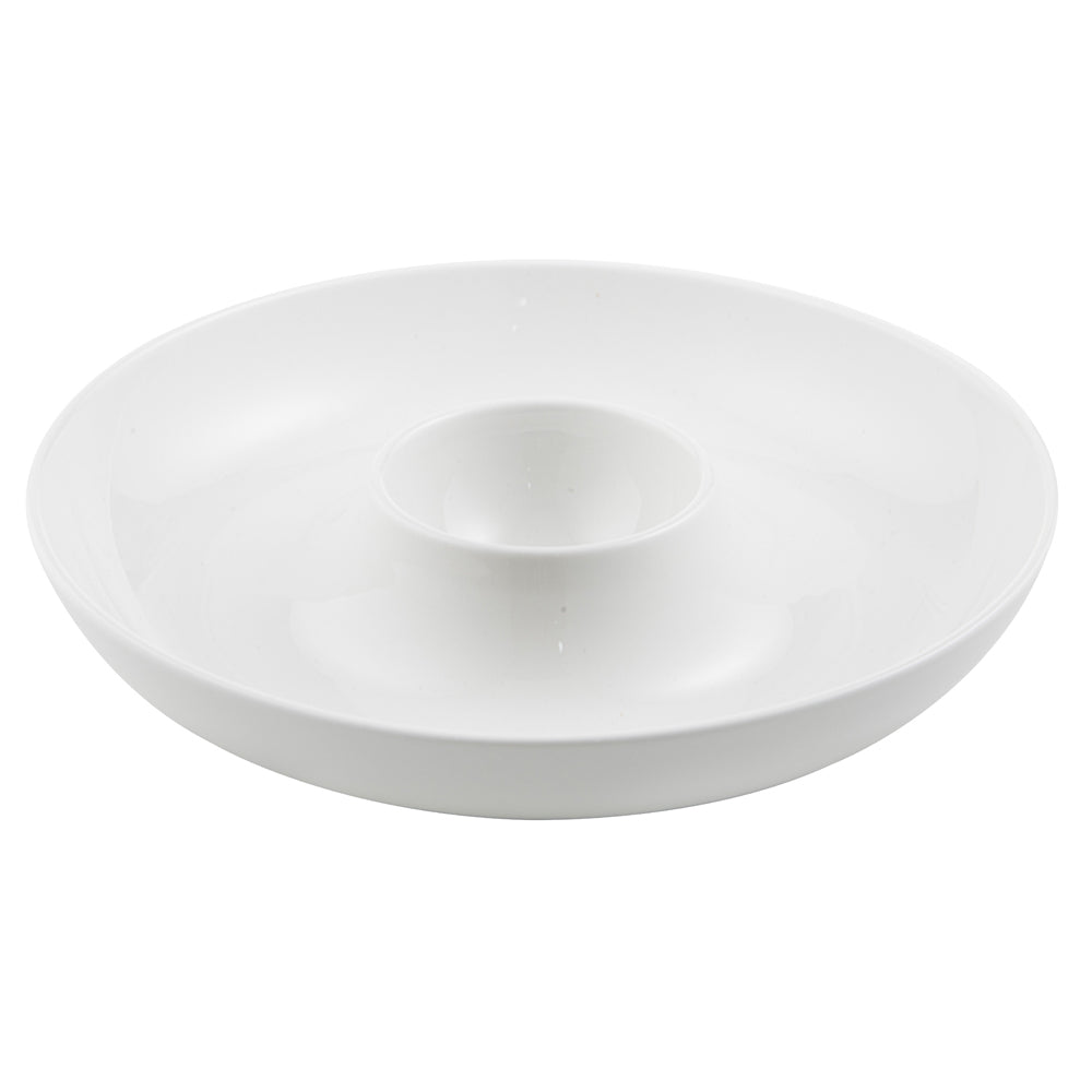 Ladelle Alto Serve & Share Chip/Dip Porcelain Serving Platter Kitchen/Dining (2 Pack)