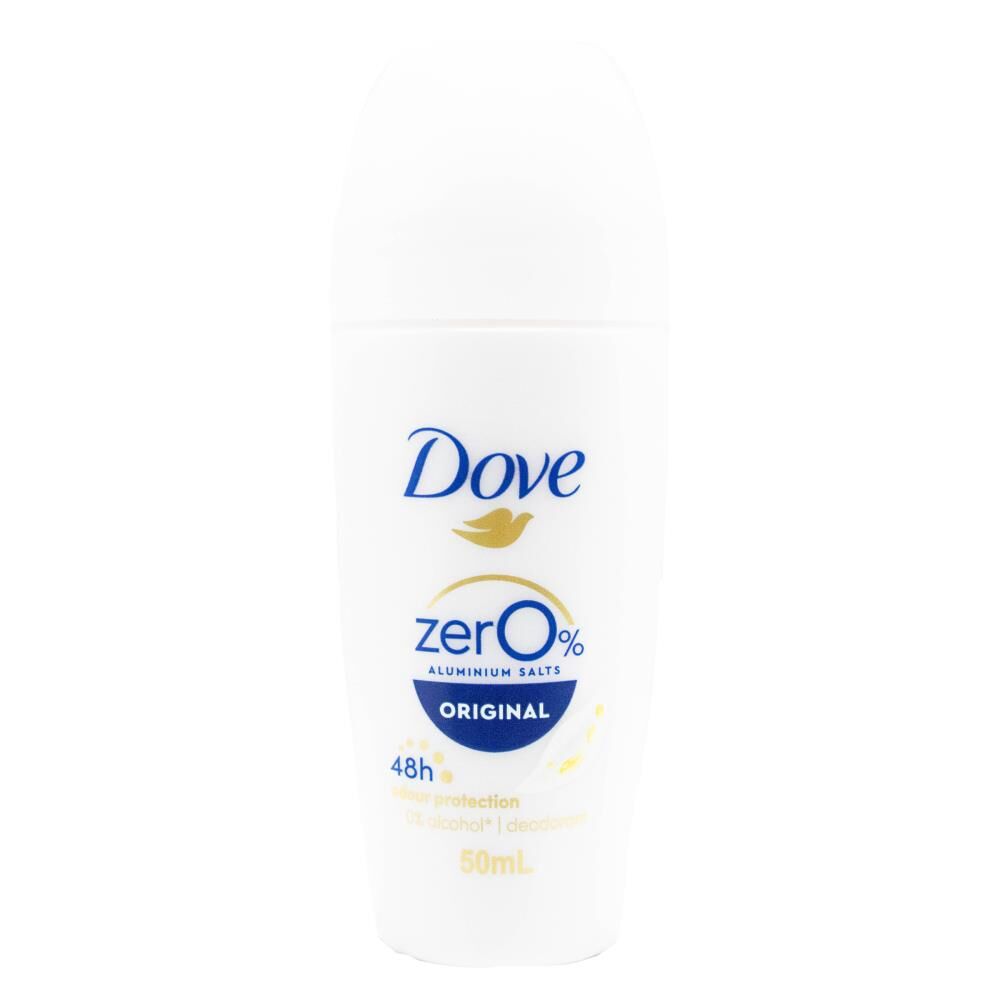 Dove 50ml Roll-On Deodorant 48 Hour Odour Protection Zero Aluminium Salts