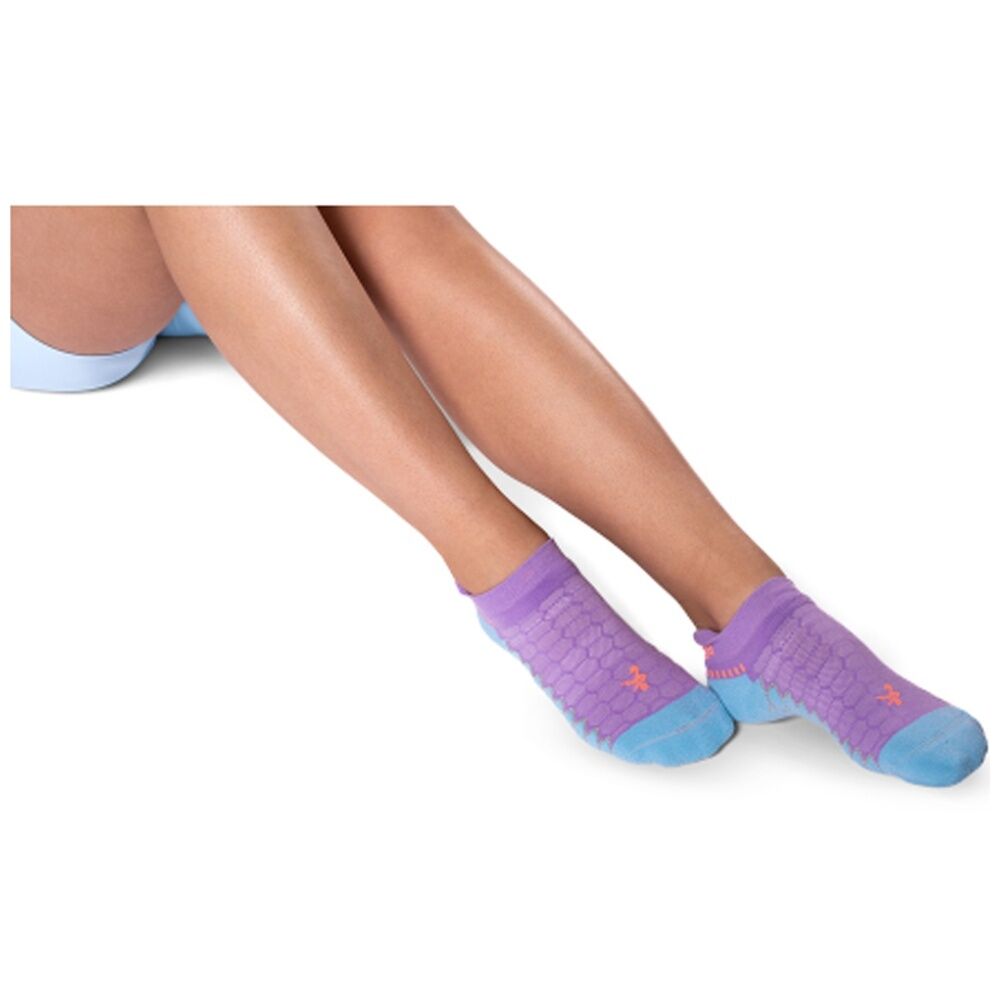 Balega Silver Antimicrobial Training Peformance No Show Socks Lavander — image 9