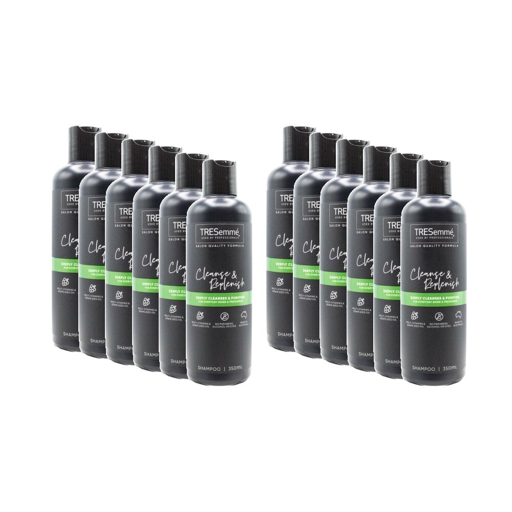 TRESemme Hair Shampoo Cleanse And Replenish w/Multi Vitamins 350ml (12 Pack)