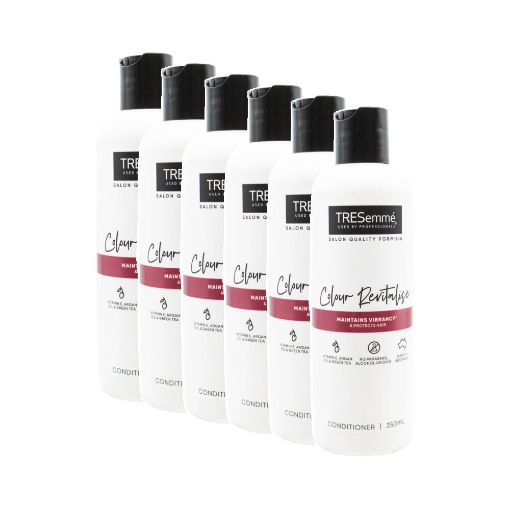 TRESemme Hair Conditioner Colour Revitalise Maintains Vibrancy 350ml (6 Pack)