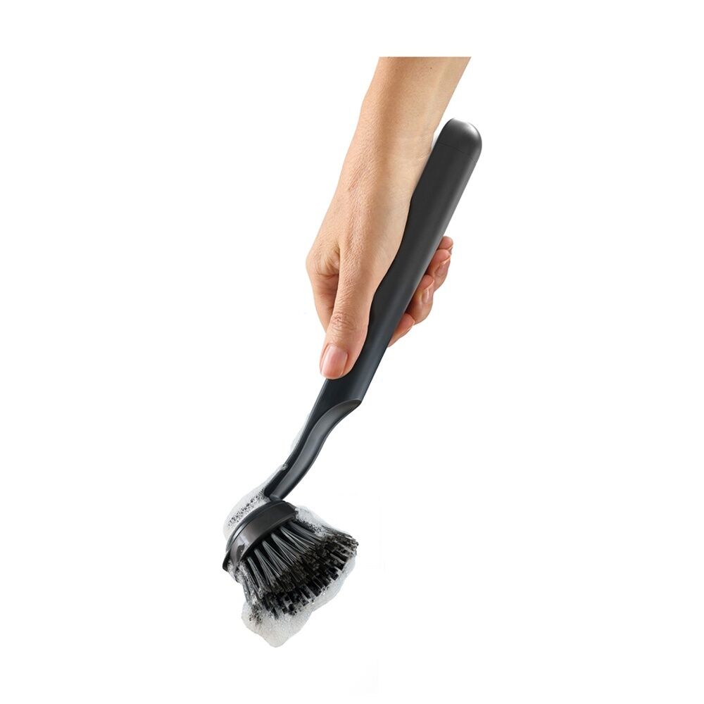 Joseph Joseph SinkTech Kitchen Dish Brush With Steel Stand Stain-Resistant Graphite — image 4