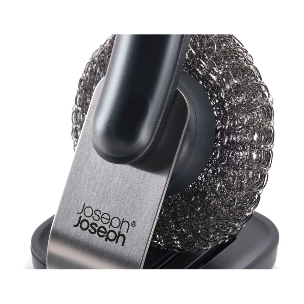 Joseph Joseph SinkTech Kitchen Dish Brush With Steel Stand Stain-Resistant Graphite — image 7