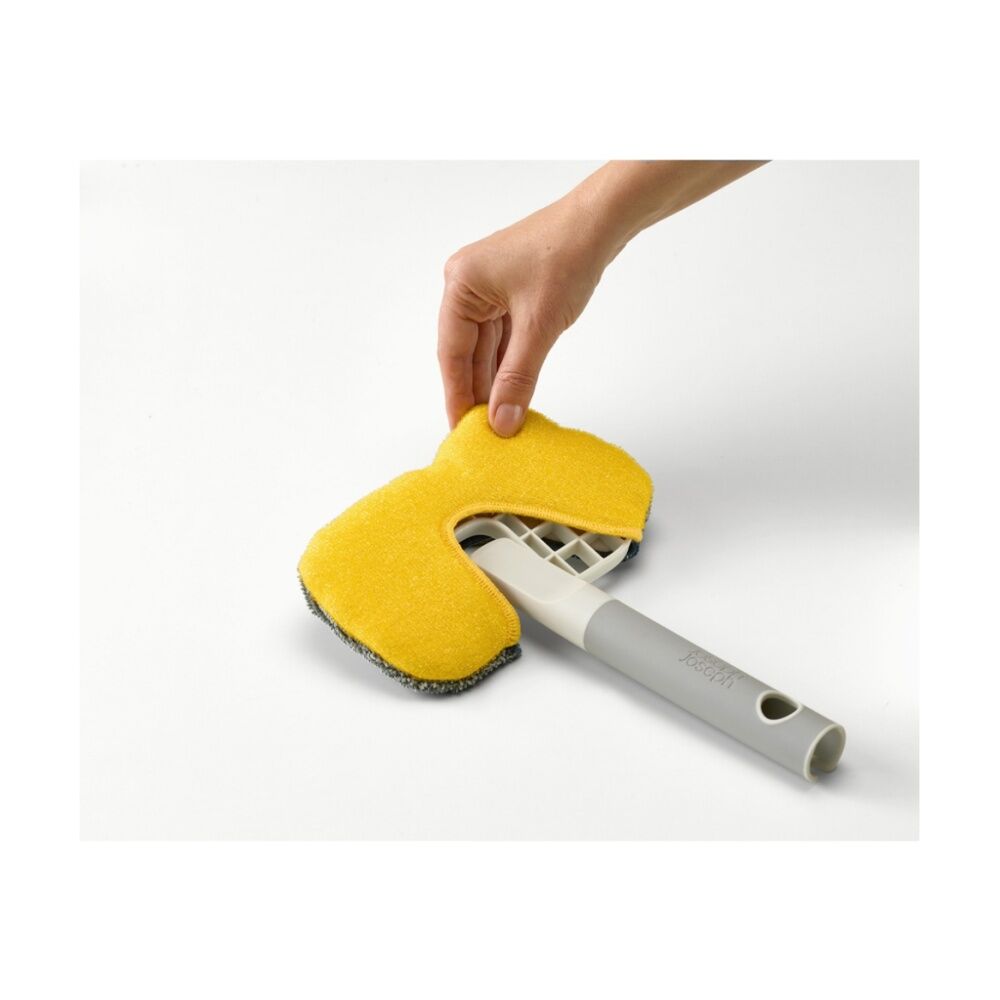 Joseph Joseph CleanTech Surface Scrubber Compatible w/ Extension Pole 2-in-1 (2 Pack) — image 9