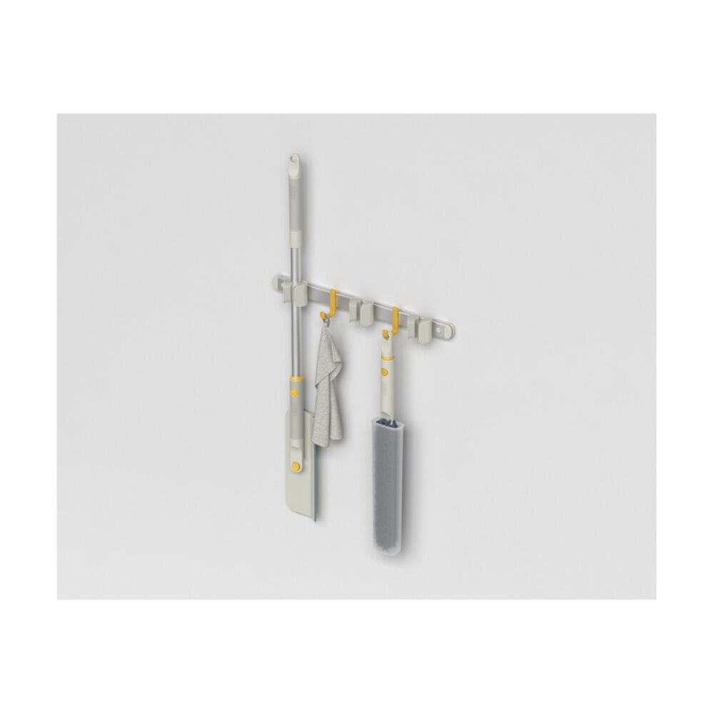 Joseph Joseph CleanTech Cleaning Tool Storage Rail w/ Adjustable Hooks 49cm (2 Pack) — image 10