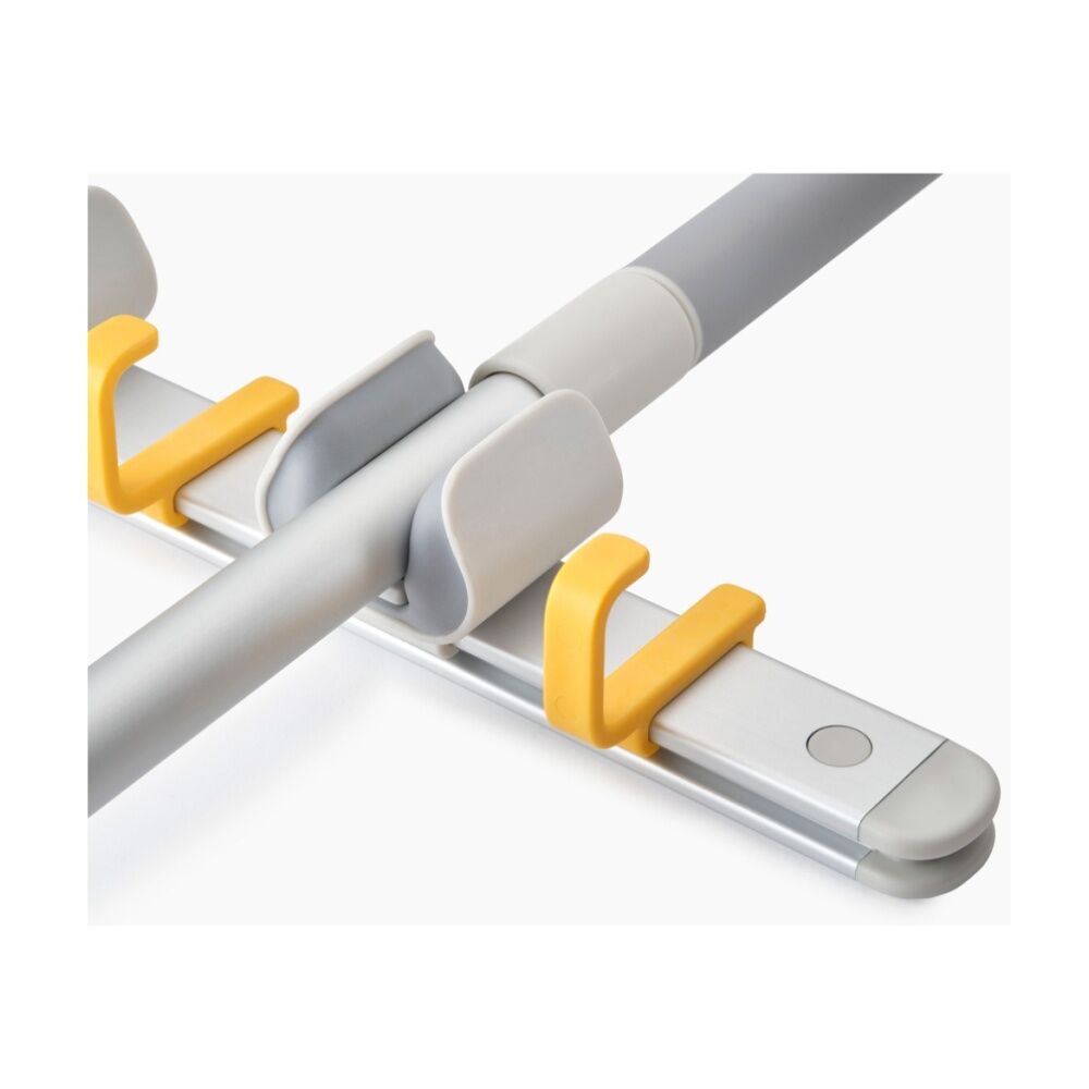 Joseph Joseph CleanTech Cleaning Tool Storage Rail w/ Adjustable Hooks 49cm (2 Pack) — image 6