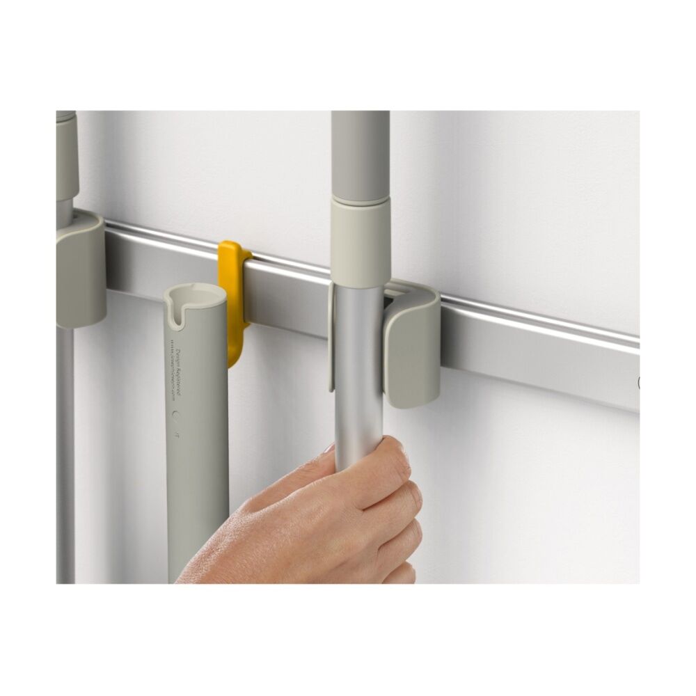 Joseph Joseph CleanTech Cleaning Tool Storage Rail w/ Adjustable Hooks 49cm (2 Pack) — image 9