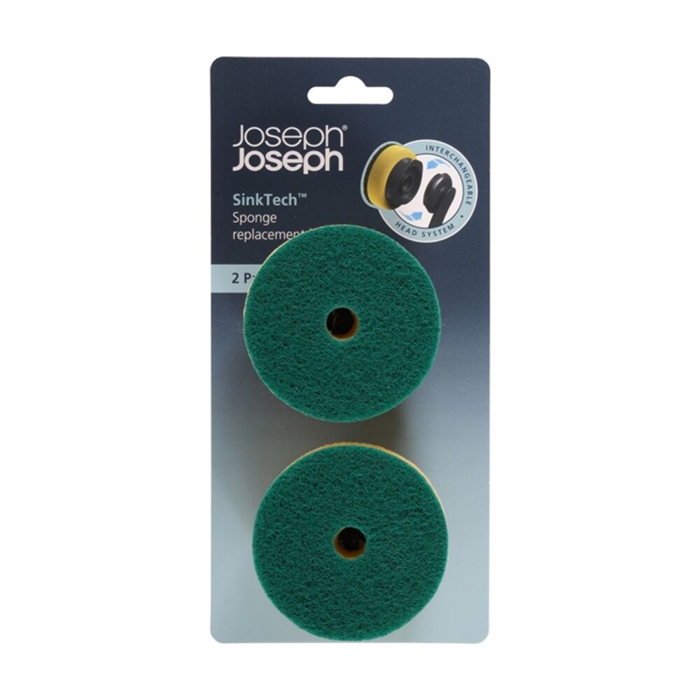 Joseph Joseph 2pc Joseph Joseph SinkTech Compatible Dish Sponge Replacement Heads (2 Pack) — image 2
