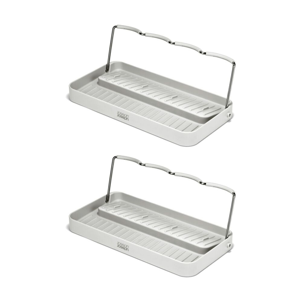 Joseph Joseph Neat DrySmart Bottle Drying Rack Kitchen Organiser Stone (2 Pack)