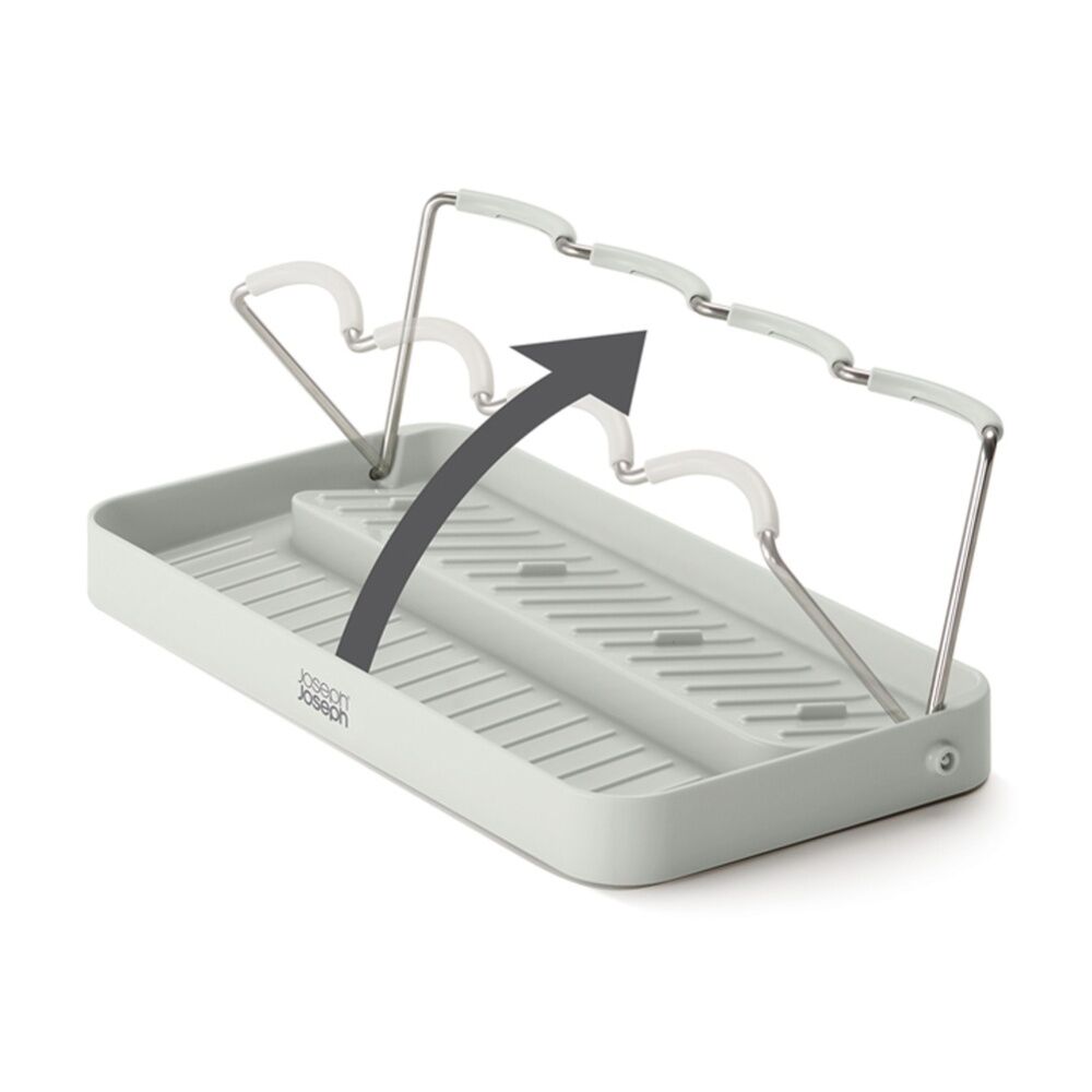 Joseph Joseph Neat DrySmart Bottle Drying Rack Kitchen Organiser Stone (2 Pack) — image 5