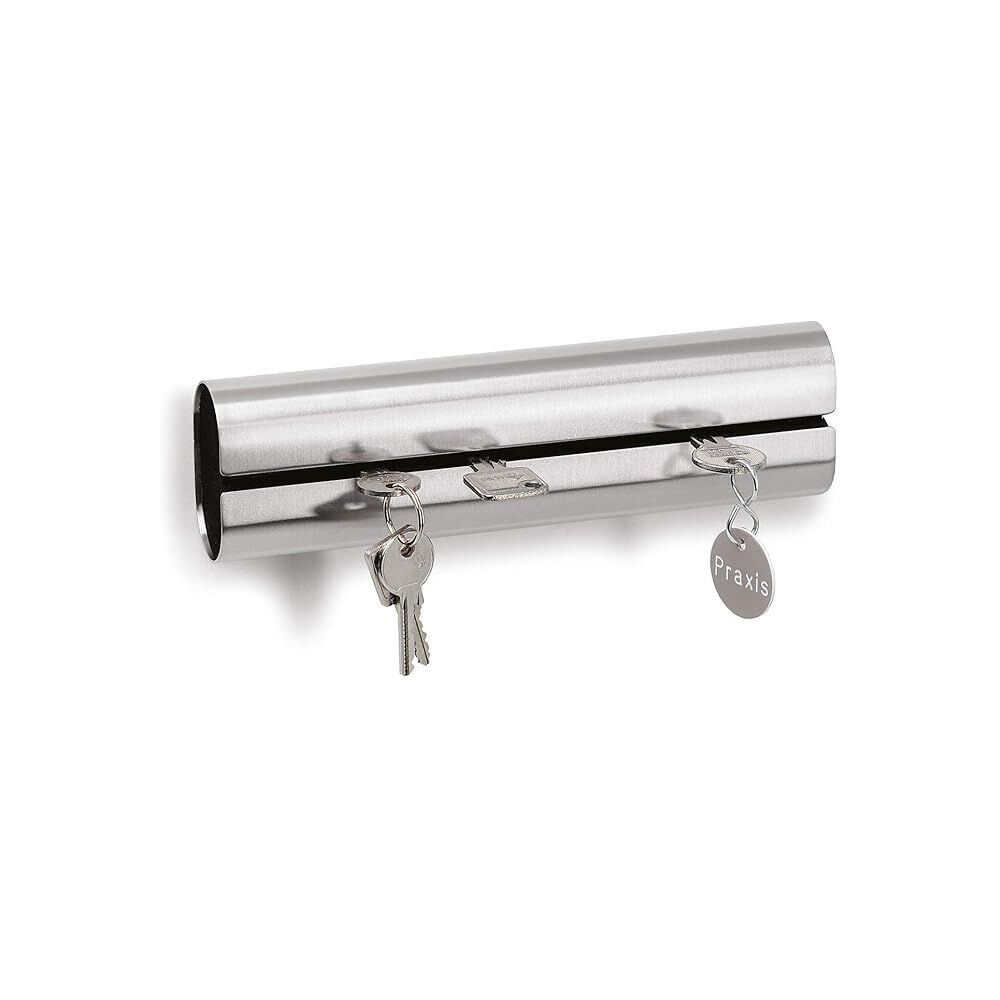 Blomus 21cm Silver Tewo Stainless Steel Wall-Mounted Key Hanger Board Holder