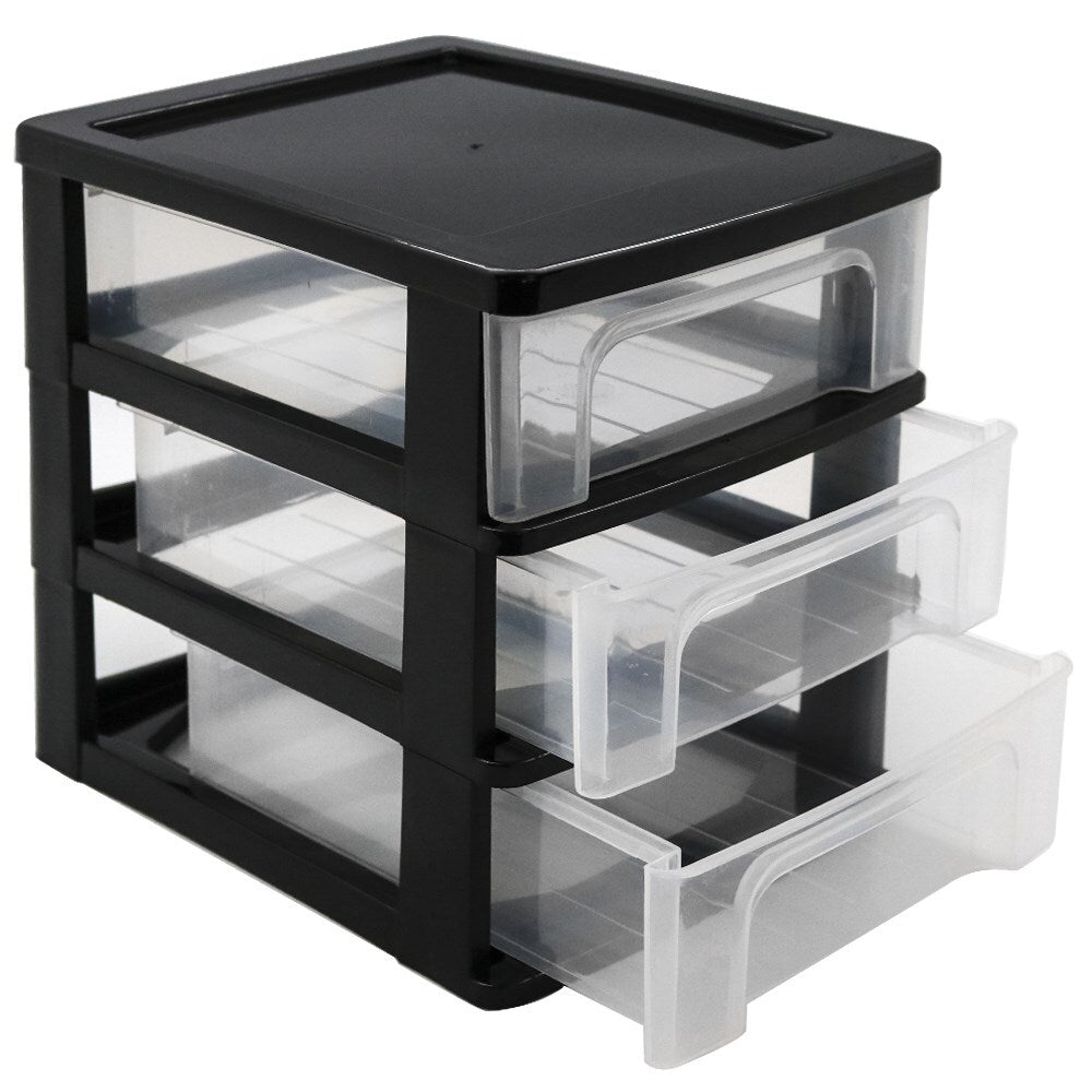 Boxsweden 3-Layer Drawer Desktop Cabinet 24.5x22.5cm Desk Storage Small Asst (2 Pack) — image 5
