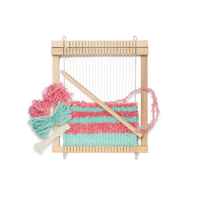 10-2170-micki-22cm-wooden-weaving-frame-toy-kids-children-3y