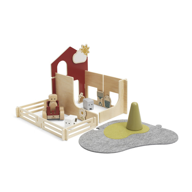 10-2201-micki-world-farm-set-kids-children-fun-wooden-toy-2y