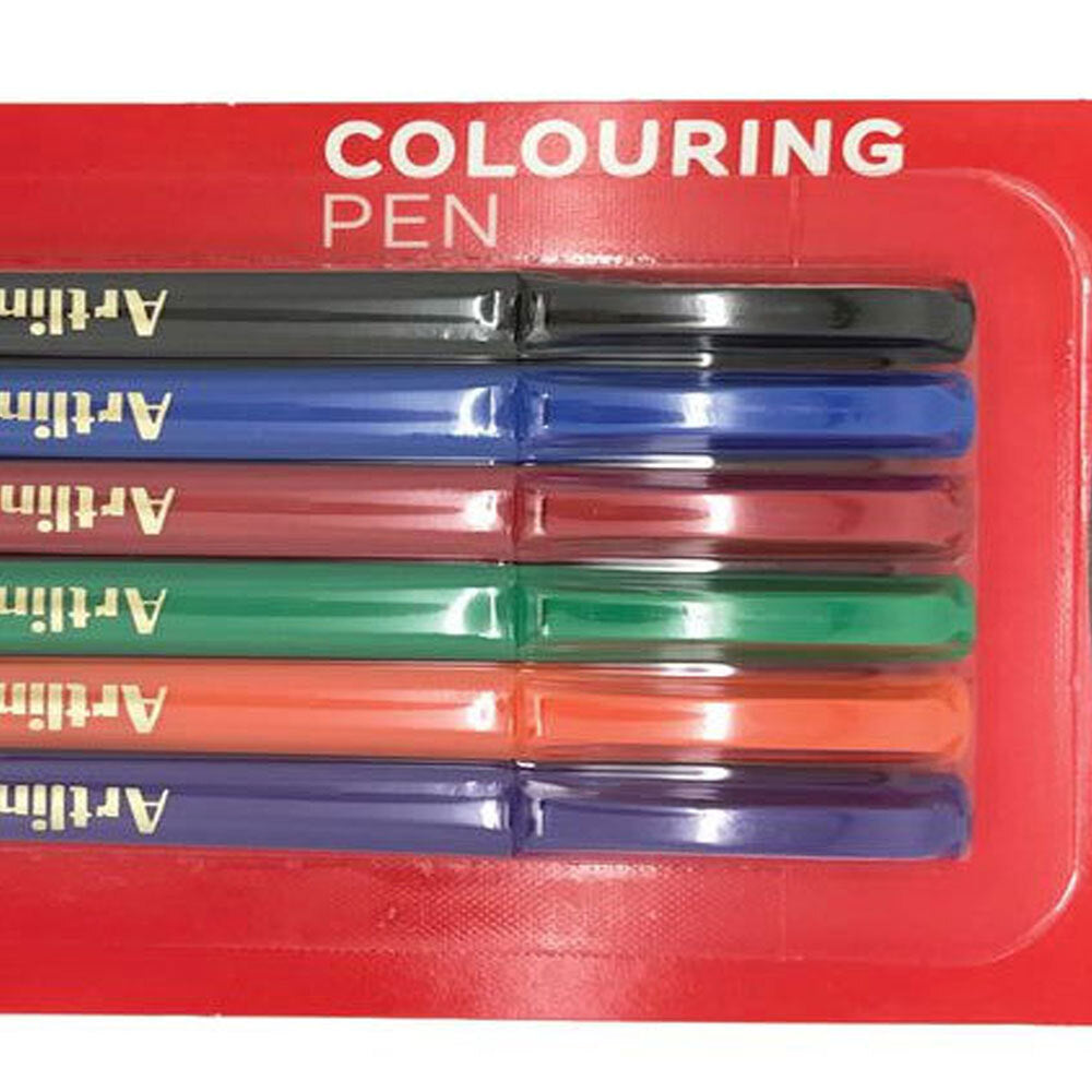 1006821-6pc-artline-supreme-0-6mm-colouring-pens-assorted-colours