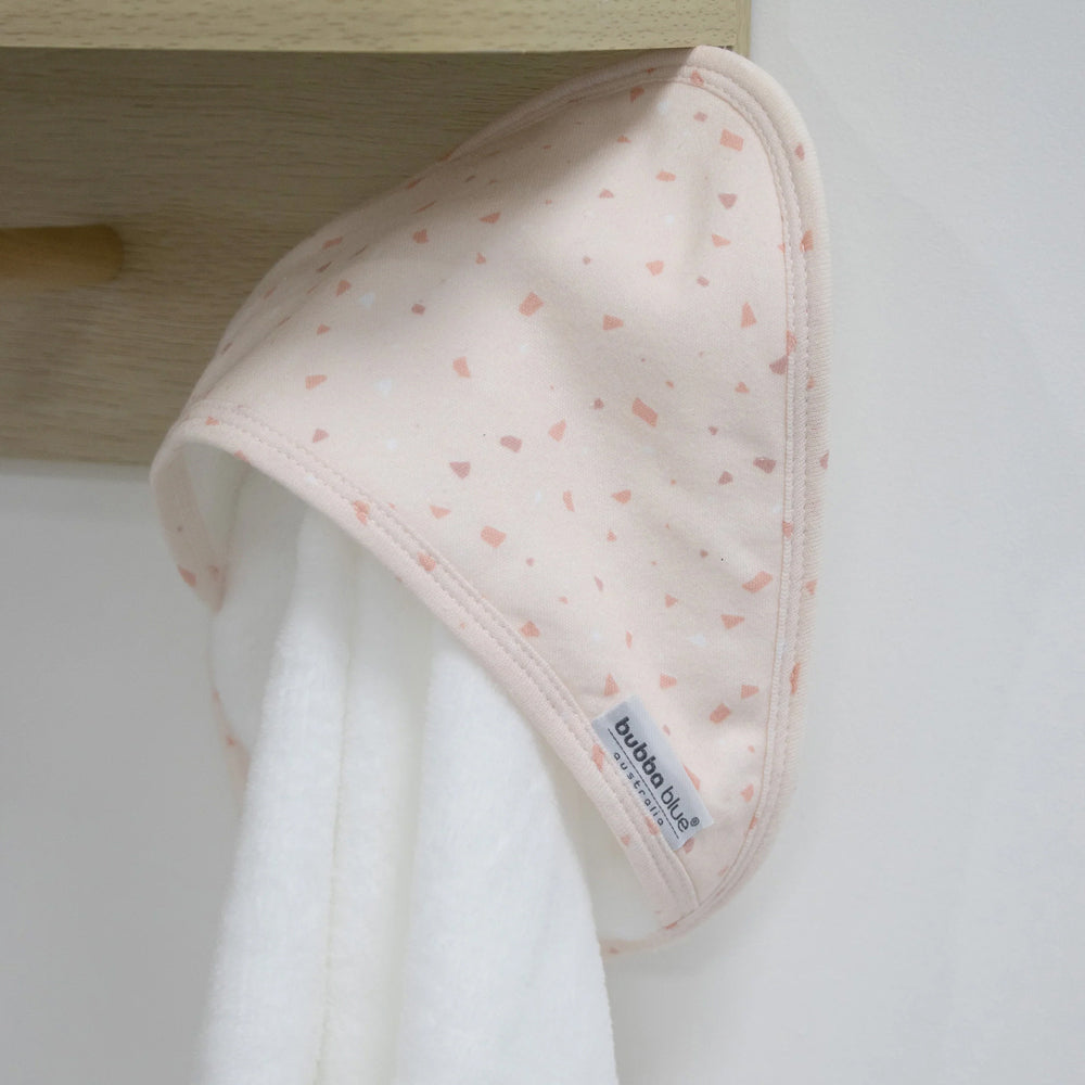 10377-bubba-blue-everyday-essentials-hooded-towel-terrazzo-rose-75x75cm