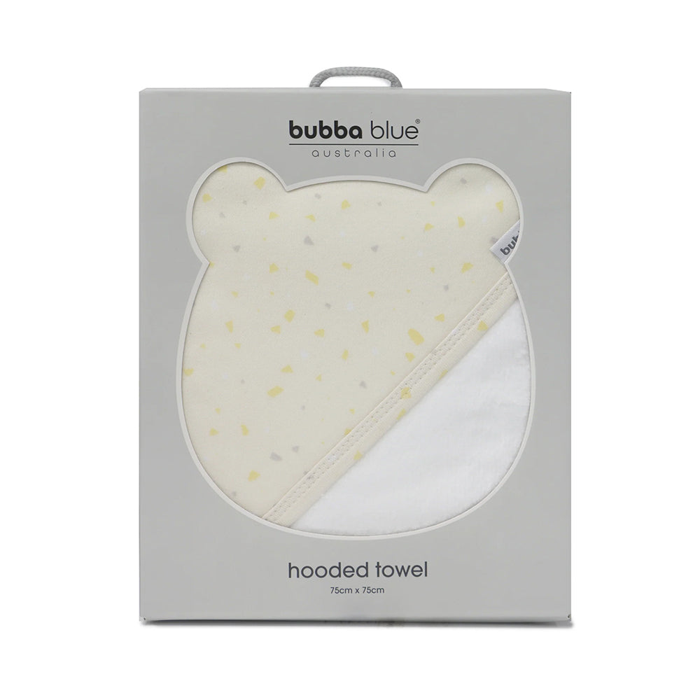 10384-bubba-blue-everyday-essentials-hooded-towel-terrazzo-wheat-75x75cm