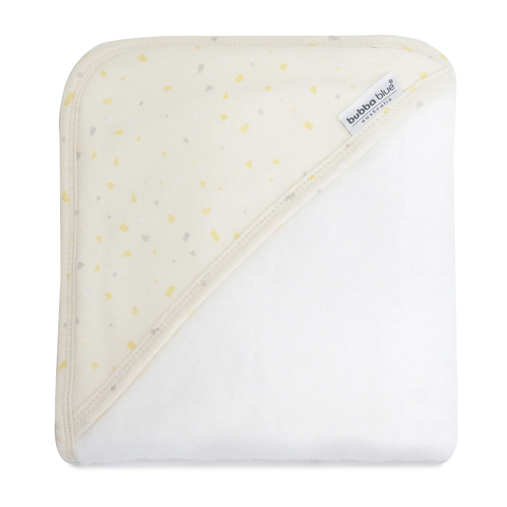 10384-bubba-blue-everyday-essentials-hooded-towel-terrazzo-wheat-75x75cm