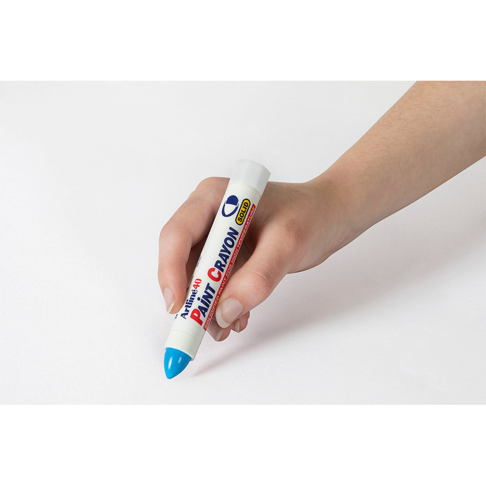 104003-12pk-artline-40-permanent-paint-crayon-high-temperature-blue