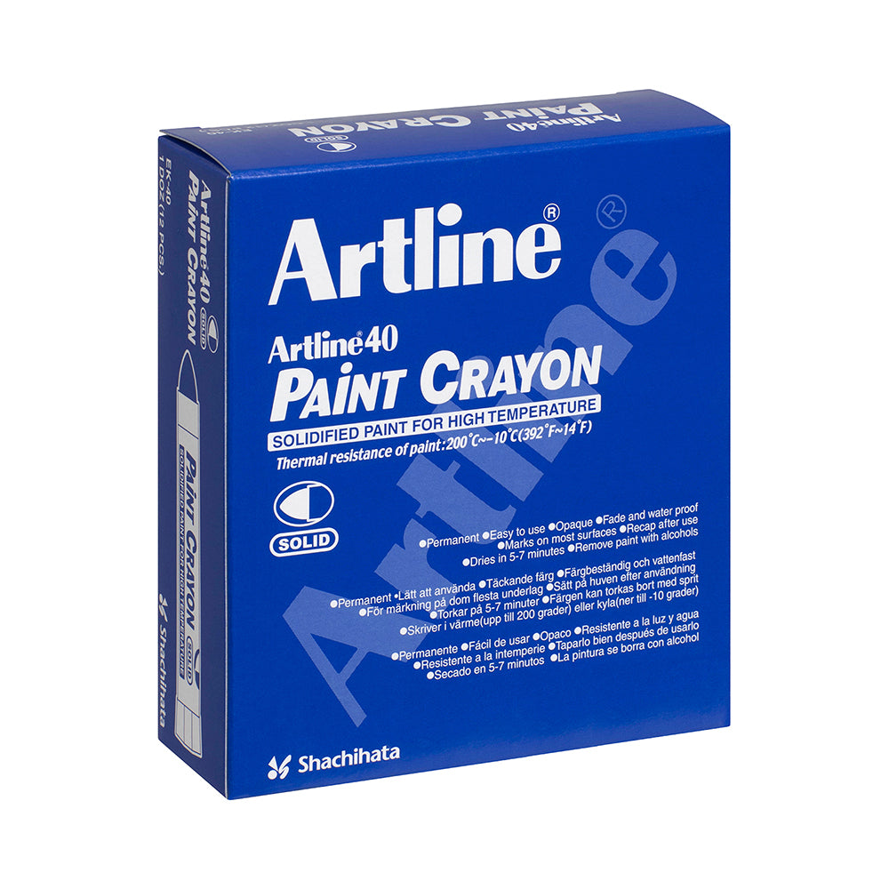 104003-12pk-artline-40-permanent-paint-crayon-high-temperature-blue