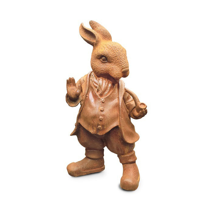 10766-garden-45cm-cast-iron-mad-hatter-sculpture-decor-large