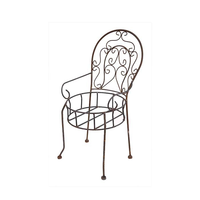 11367-garden-rust-metal-60cm-chair-planter-set-brown